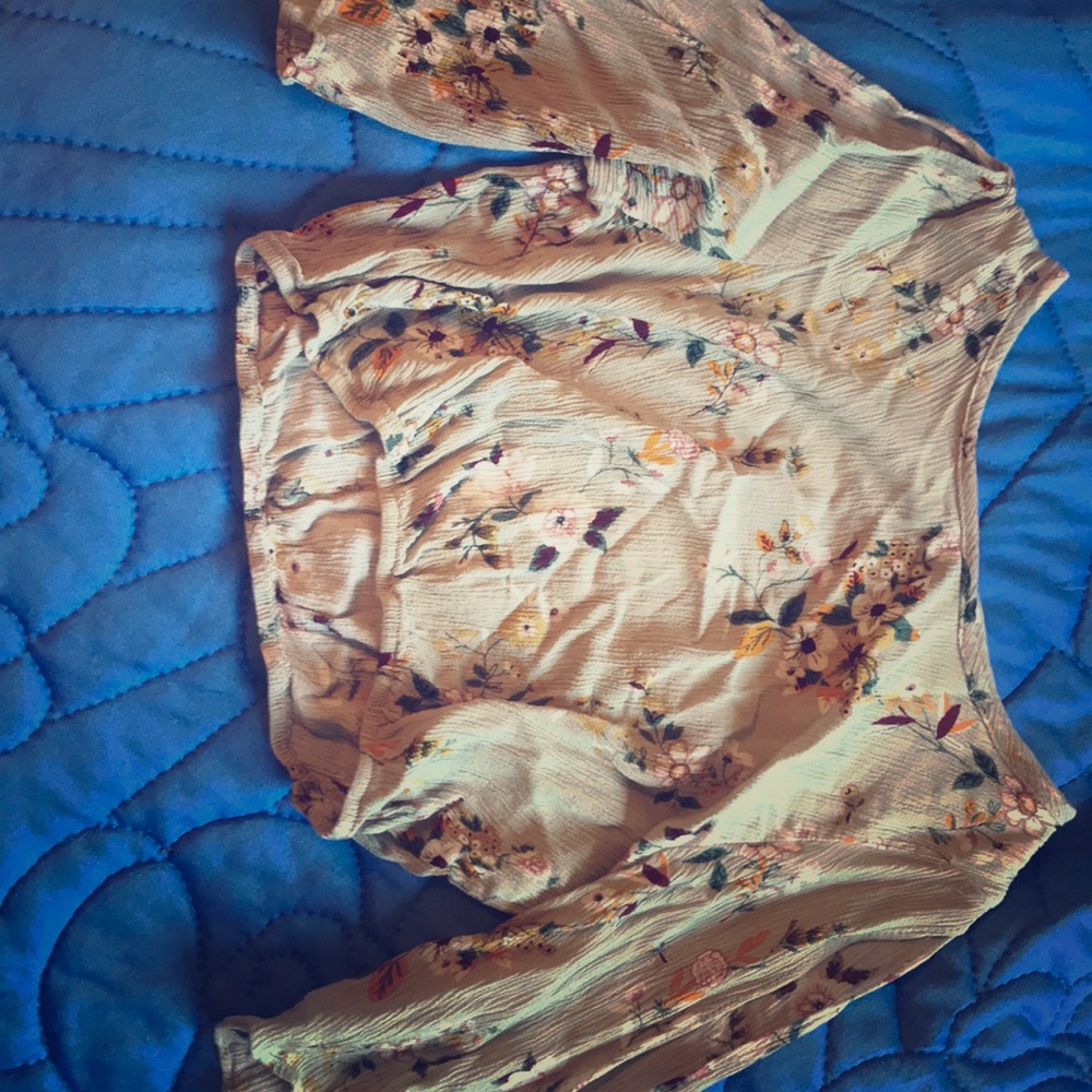 Floral crop top